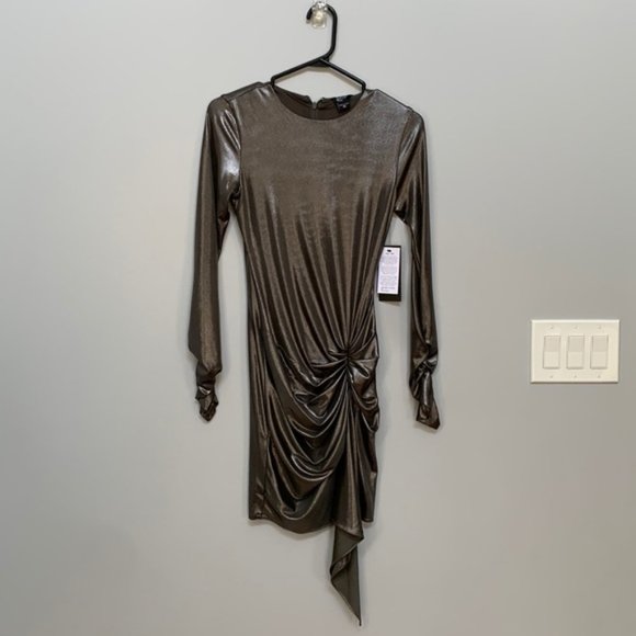 ❗️SOLD❗️Marciano by Guess Eunice Metallic Dress Size XS - Picture 4 of 9